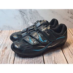 Pearl Izumi Interface Womens Size 8 MTB Cycling Shoes w/Clips EU 39 Wall Road 2
